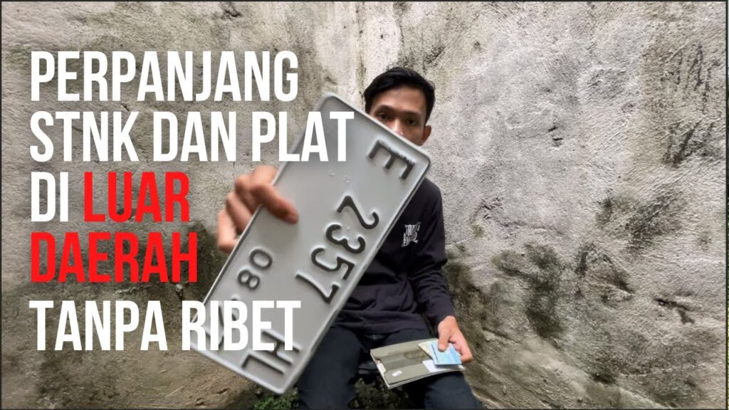 cara memperpanjang plat motor